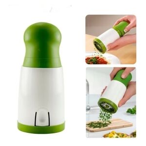 Kitchen Gadget Green &‎ White Herb Grinder New In Box